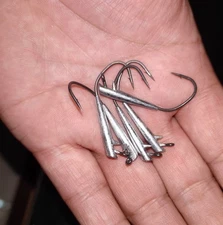 20pcs Jig Head Fishing Hook 4X Strong for Bass Perch Trout 1g 1.5g 2.5g 3.5g