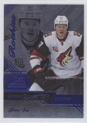 2016-17 Fleer Showcase Flair Row 0 Rookies Blue Ice Lawson Crouse Rookie RC g1m