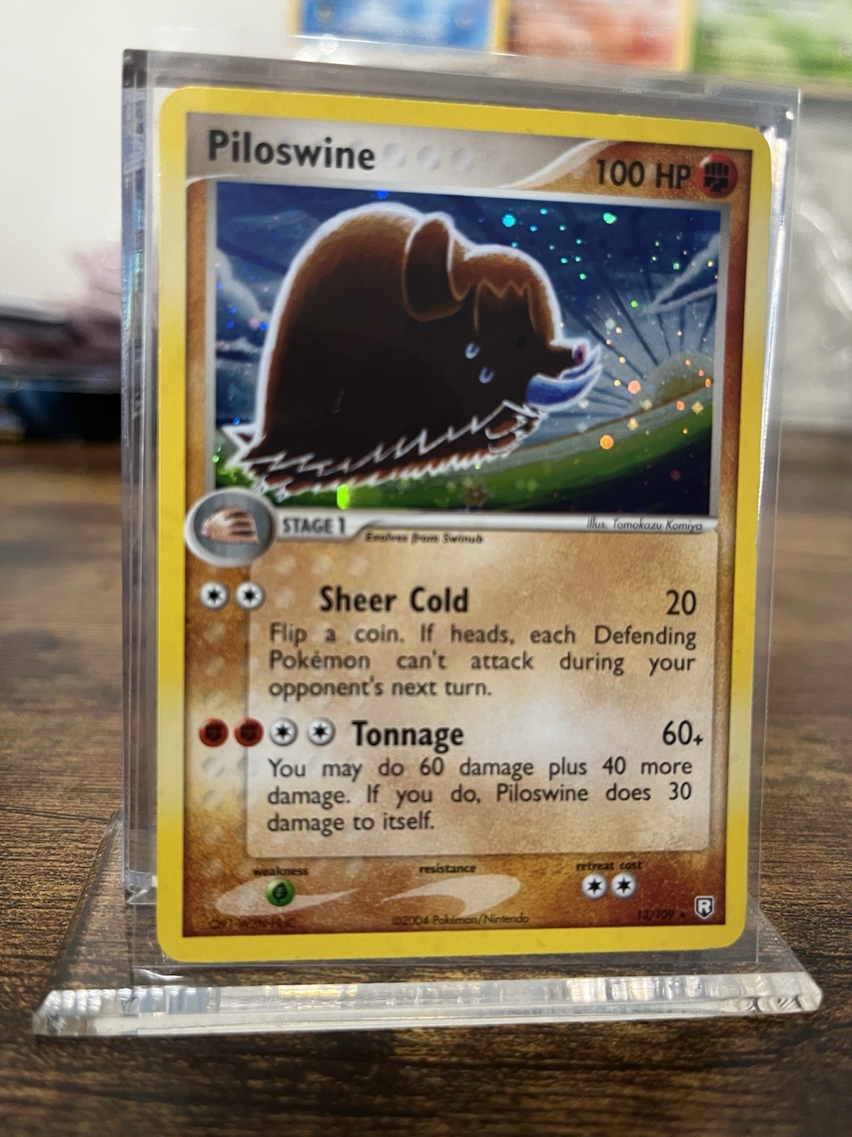 Piloswine 13/109 Team Rocket Returns Holo NM/M