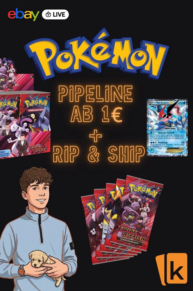 ⚡️Pokémon Pipeline ab 1€ 🚀 Rip & Ship 💥 Jagd auf Hits & Alt Arts | eBay