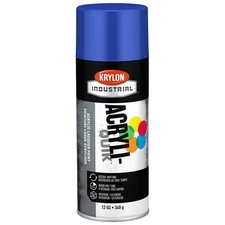 KRYLON INDUSTRIAL K01910A07 Spray Paint,True Blue,Gloss 54TG85