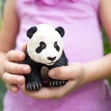 SAFARI LTD INCREDIBLE CREATURES SET OF 9 JUMBO SIZED TOY BUNDLE FIGURES! PANDA!+