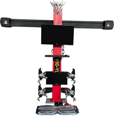3D Wheel Alignment Machine Auto Tire Aligner System Dual-screen for Repair Shop