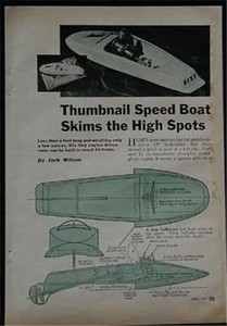 10" 3 point Hydroplane Tether or Free run How-To build PLANS