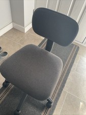 Small Office Chair With Wheels In Grey
