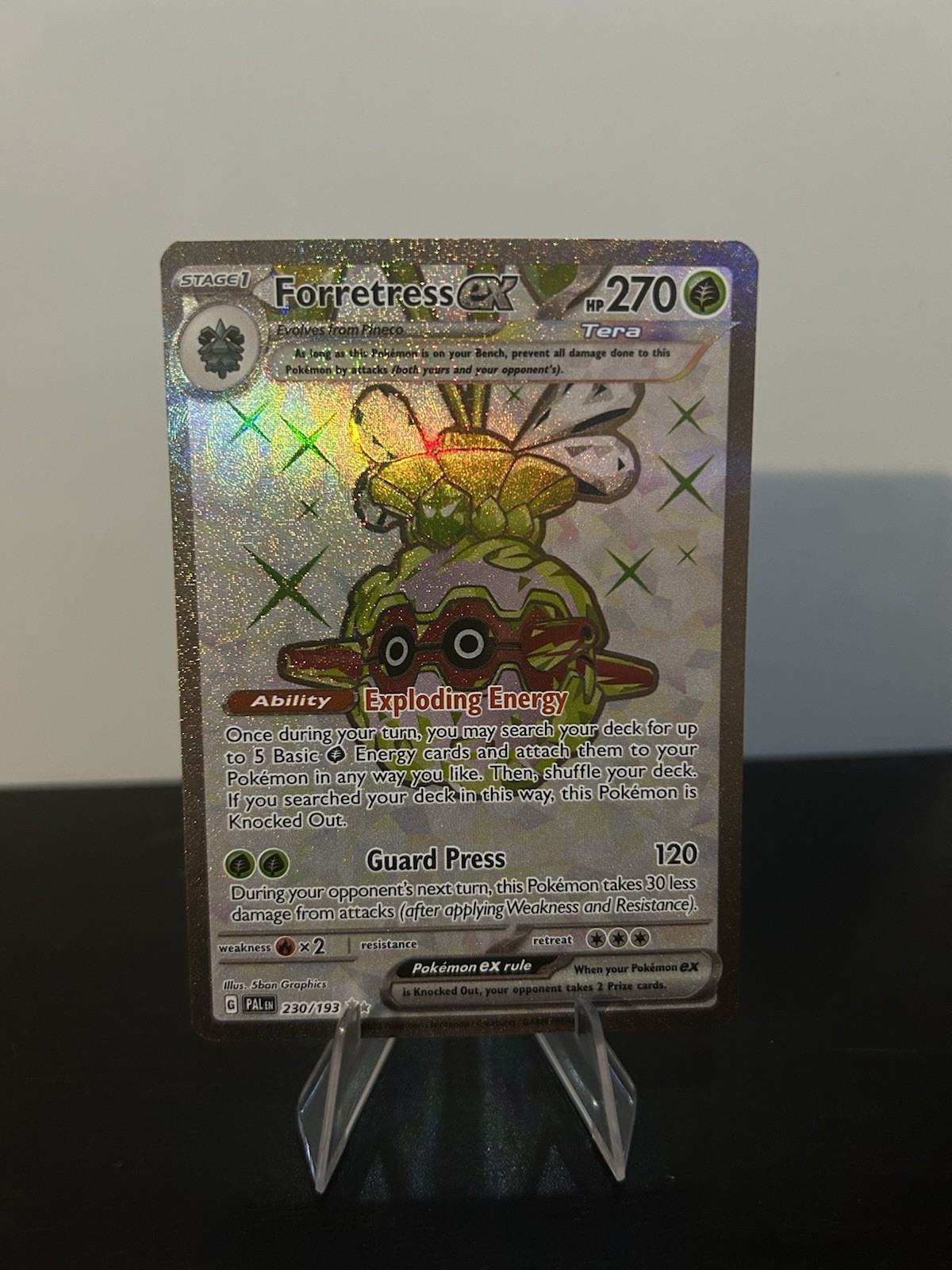 R0872 Forrestress ex 230/193 Paldea Evolved Holo