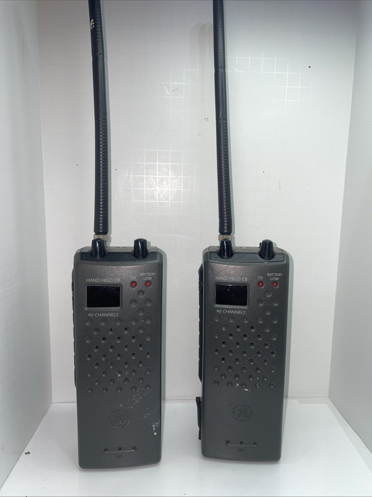 CB Citizen Band GE Transceiver Model 3-5980A 40 Channel Hand Held (2 PACK) TF. Available Now for $35.00