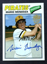2019 TOPPS ARCHIVES FAN FAVORITE AUTO MARIO MENDOZA SIGNED AUTOGRAPH