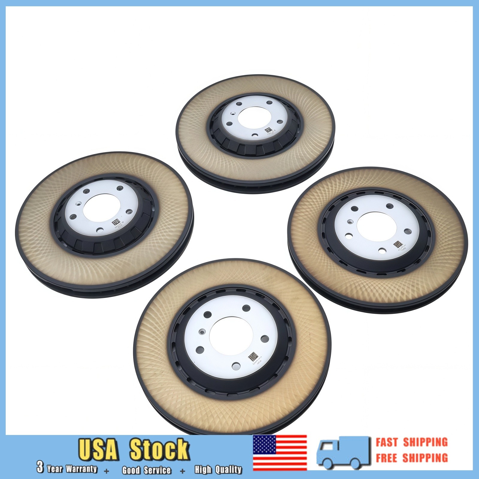 Bentley Bentayga Speed 2016-2023 Front Right Brake discs 4 pcs P/N 4M0615601N