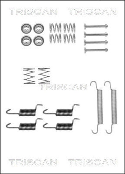 Triscan ZubehöRsatz Feststellbremsbacken 8105 432588 FüR Opel Hyundai KIA Corsa-image