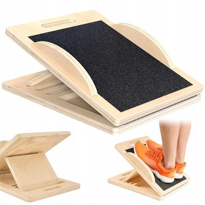 3-in-1 Balance Board Squat Wedge Wadendehner Schrägbrett Verstellbar Mit Griff
