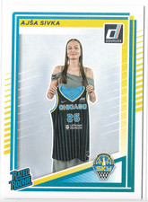 2025 Donruss WNBA Rated Rookie #93 Ajša Sivka RC Chicago Sky