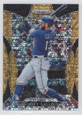 2019 Panini Prizm Neon Orange Donut Circle Prizm 128/150 Joey Gallo #19 1u6