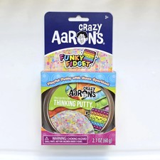 Aaron s Crazy Thinking Putty Funky Fidget 2.1 Oz Tin Sealed New in Box
