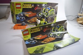 LEGO System 8958 Power Miners Granite Grinder Almost Complete Box