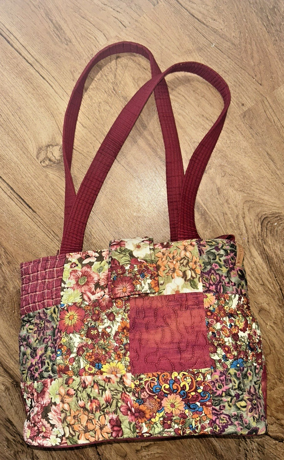 Donna Sharp Quilted Cottagecore Patchwork Colorbl… - image 5