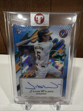 2025 Topps Pristine - Autographs Jacob Wilson #PA-JWI Blue Pristine /75