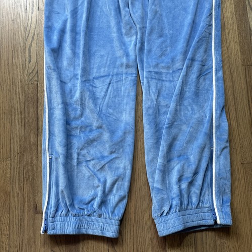 Vintage Men’s XL South Pole Blue Velour Track Suit Hip Hop Retro Streetwear - Picture 21 of 22