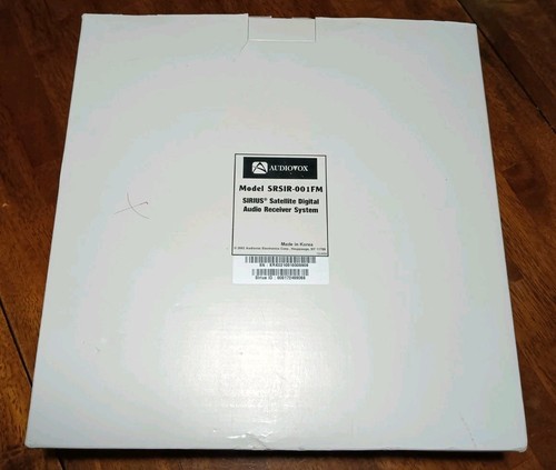 Audiovox Sirius Satellite Radio DARS New Old Stock Model SRSIR-001FM *See *Read - Picture 10 of 10