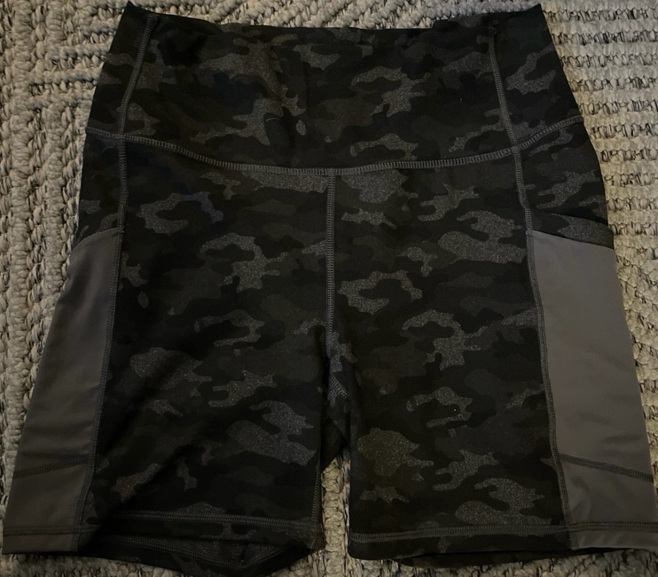 Fabletics Powerhold Define High-Waisted Camo Bike… - image 1
