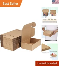 Versatile 9x6x3 Mailing Boxes Pack of 25 | Easy Assembly & Reliable Protection