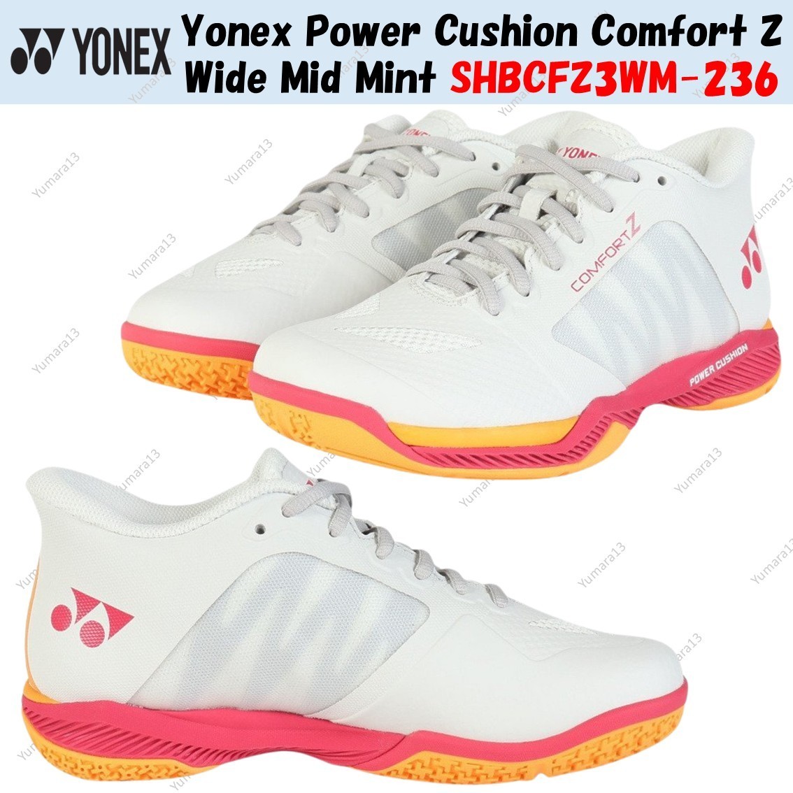 Yonex Power Cushion Comfort Z Wide Mid Mint SHBCFZ3WM-236 Men's