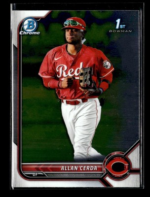 2022 Bowman Chrome Prospects #BCP-142 Allan Cerda Cincinnati Reds