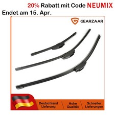 Scheibenwischer + Heckwischer Satz Ersatz für Mercedes A Klasse W168 Gummi Vorne