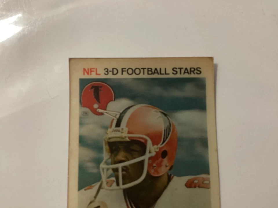 1980 STOP-N-GO 3D CARD WALLACE FRANCIS 2 ATLANTA FALCONS #13 - Image 2 of 4