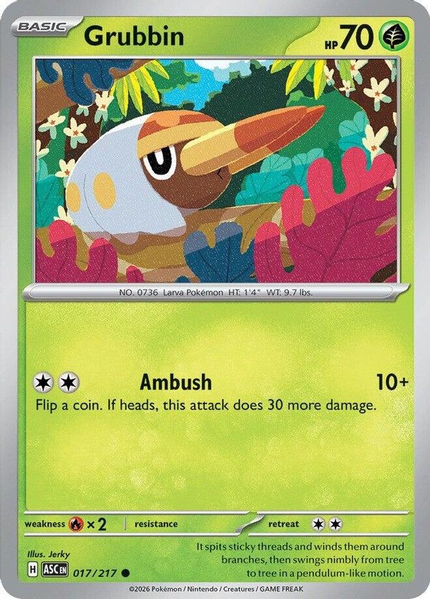 Pokemon Grubbin (17/583) Ascended Heroes NM