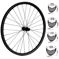 29er MTB XC AM DH Bicycle Hookless Carbon Wheelset with Ratchet 36T Boost Hub