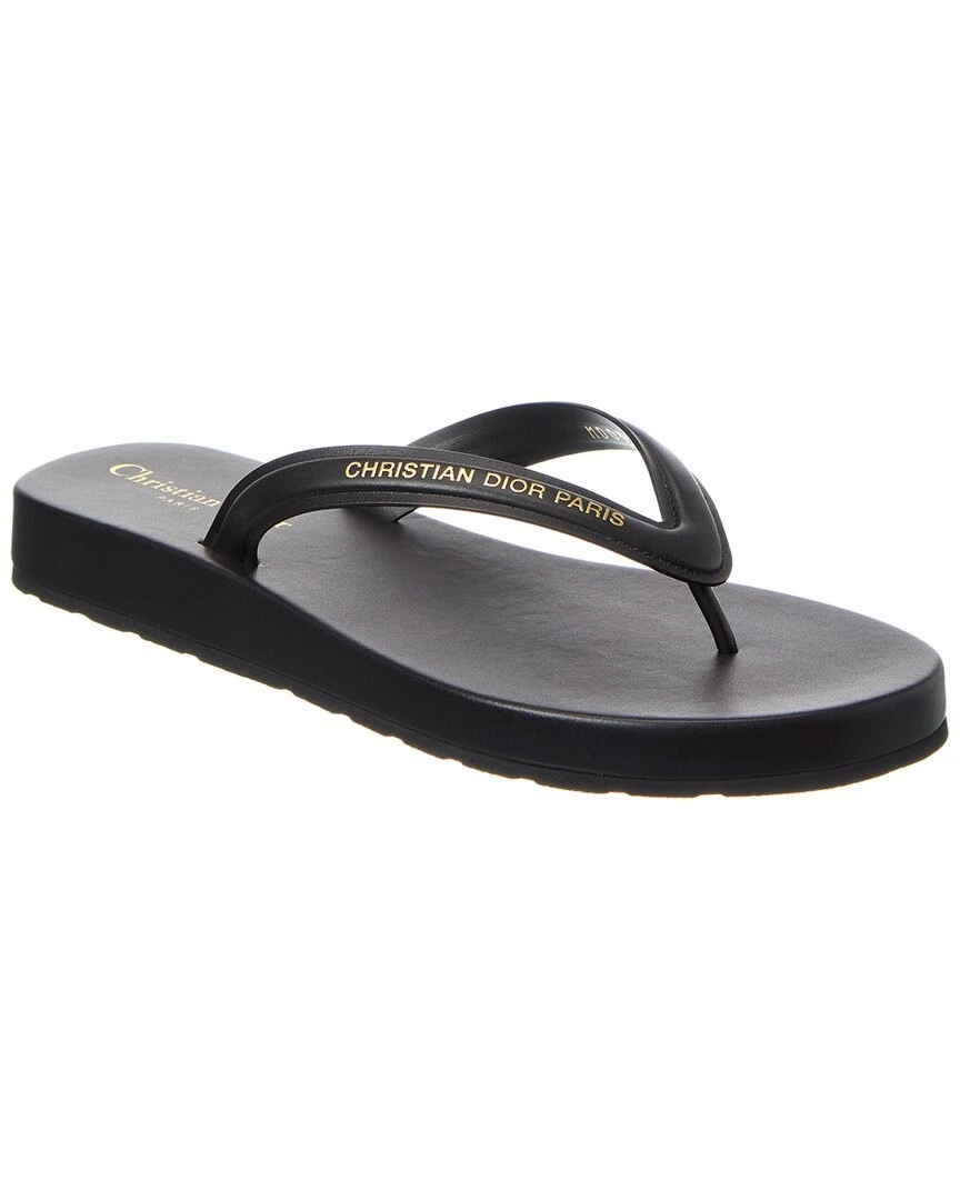 Tongs femme Dior Diorsea en cuir