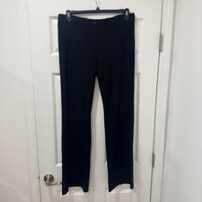 Betabrand Dress Pant Yoga Pants Black Straight Leg XL Long Professional Workwear