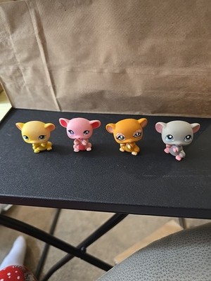 Littlest Pet Shop,  4 Mice #448, 80, 462 & 632