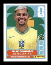 Bruno Guimarães Brazil 2026 Panini World Cup Sticker #BRA11
