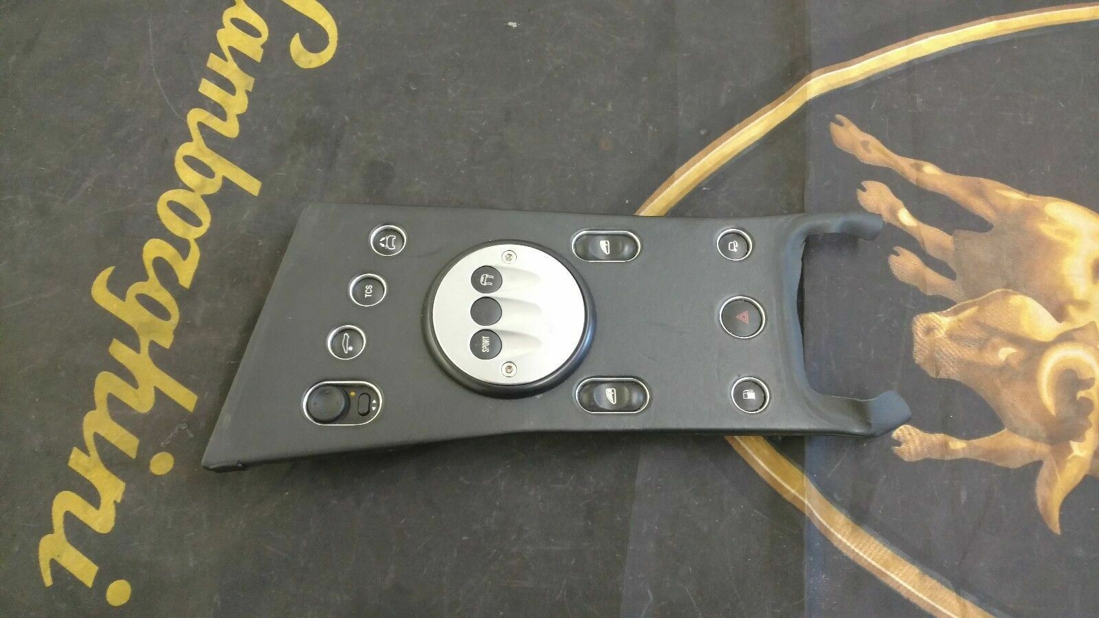 LAMBORGHINI MURCIELAGO INTERIOR CENTER CONSOLE CONTROL SWITCH COMPLETE UNIT OEM 