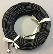 200ft BNC Male-Male Black RG-59 75 Ohm HD-CVI,HD-TVI,HD-SDI,HDTV Video Cable