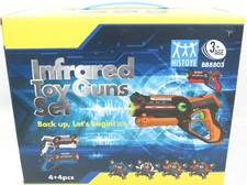 HISTOYE Laser Tag Guns Set of 4 with Vest Laser Tag Guns Toys NEW in BOX