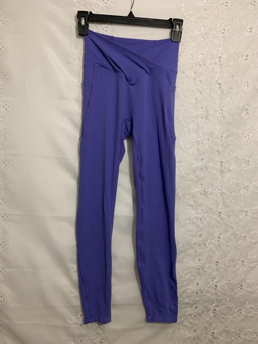 Halara Crossover Pocket Plain Leggings Lavender Size S(7/8) NWT