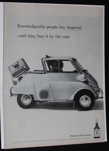 Vintage Life Magazine Ad from 1958 Print Advertising Imperial Whiskey - Picture 1 of 2