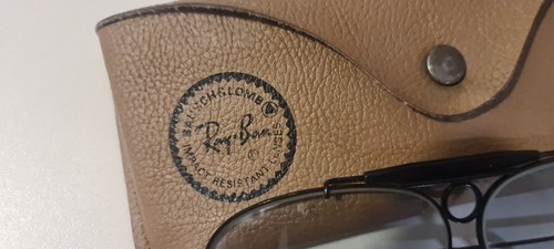 Ray Ban Mod. Shooter Aviator - Vintage - Anni 60/70 Originali - Foto 3 di 4