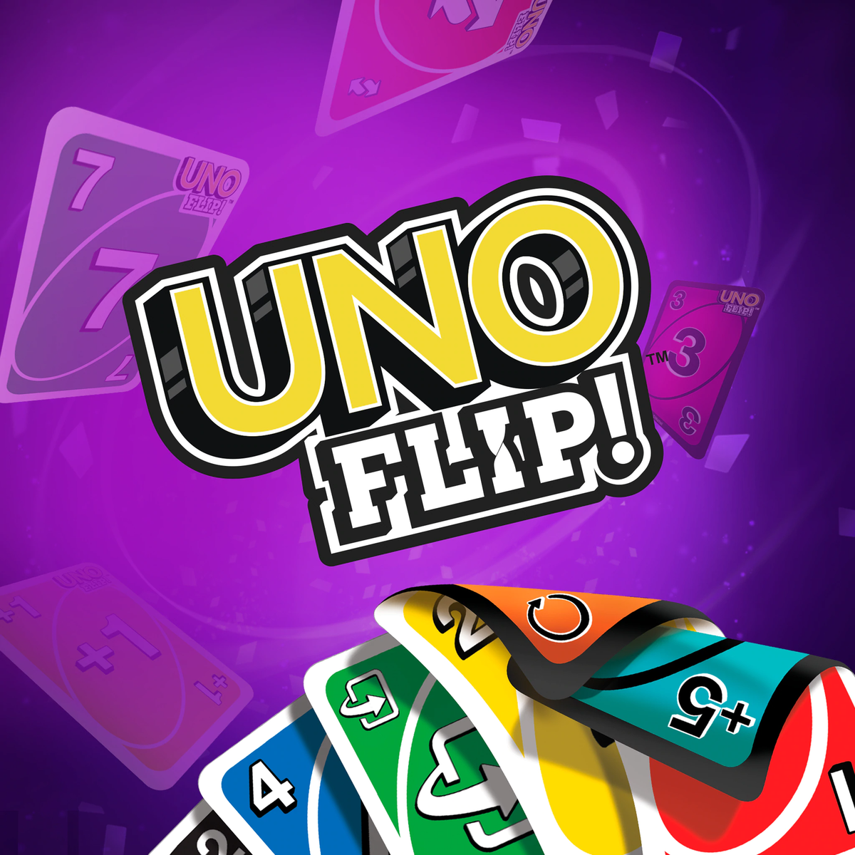 Uno® Flip!™ Card Game Double Sided Cards - Flip The Deck Change 
