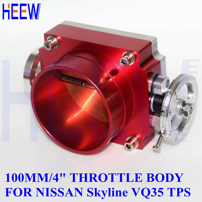 4" 100MM THROTTLE BODY HIGH FOR NISSAN VQ35 350Z Z33 TPS RACE SKYLINE