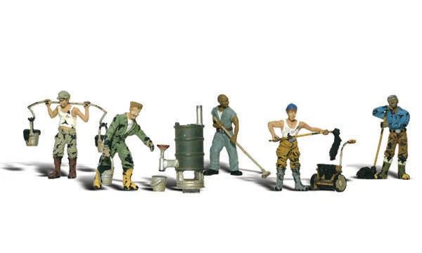 Woodland Scenics ~ New 2025 ~ N Scale People Figures ~ Roofers ~ A2128 - Image 2 of 2