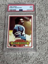 1980 TOPPS FOOTBALL CARD PSA 9 DALLAS COWBOYS ROBERT NEWHOUSE