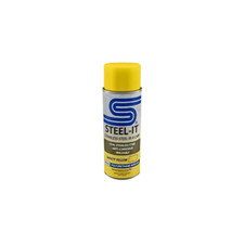 Steel-it 1400D Polyurethane Aerosol Stainless Steel Paint, 12oz. (Safety Yellow)