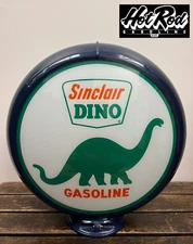 SINCLAIR Reproduction 13.5" Gas Pump Globe - (Dark Blue Body)