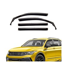 Extra Durable Window Deflectors in-Channel Window Visors Rain Guards Fit for ...