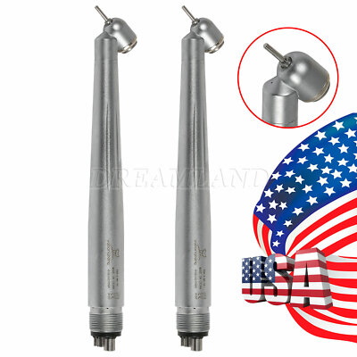 1-5 Dental 45 Degree Surgical High Speed Handpiece Push Button