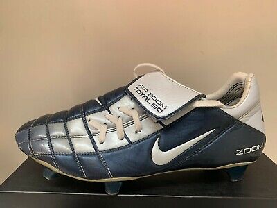 NIKE AIR ZOOM TOTAL 90 FG Black Blue White Strike Size 9,5 NIKE AIR ZOOM TOTAL 90 FG Black Blue White Strike Size 9,5
